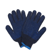 ProGrip Double-Side Blue Dotted Cotton Gloves – Enhanced Durability & All-Round Grip